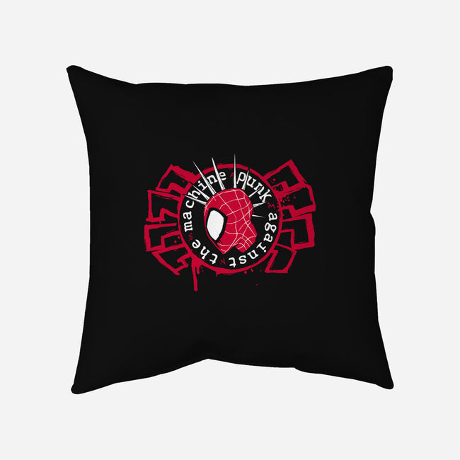 Punk Against The Machine-None-Removable Cover w Insert-Throw Pillow-teesgeex