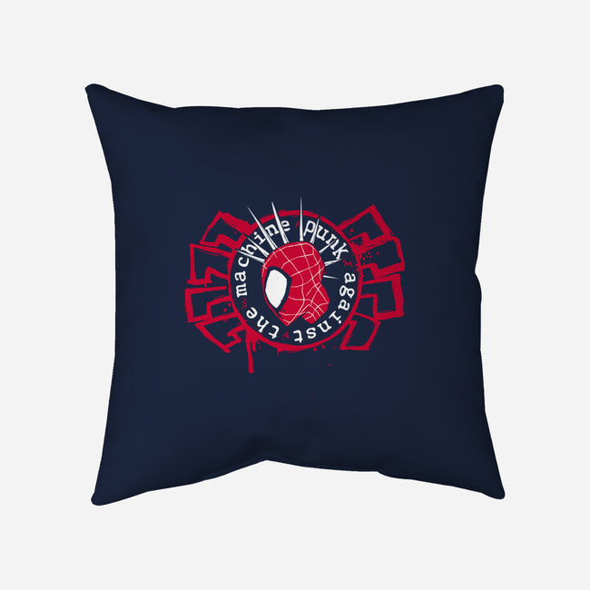 Punk Against The Machine-None-Removable Cover w Insert-Throw Pillow-teesgeex