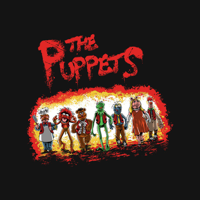 The Puppets-Womens-V-Neck-Tee-zascanauta
