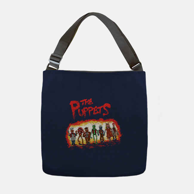 The Puppets-None-Adjustable Tote-Bag-zascanauta