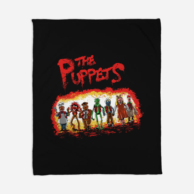 The Puppets-None-Fleece-Blanket-zascanauta