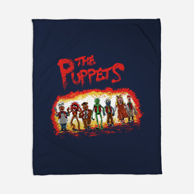 The Puppets-None-Fleece-Blanket-zascanauta