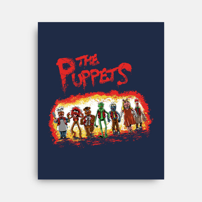 The Puppets-None-Stretched-Canvas-zascanauta