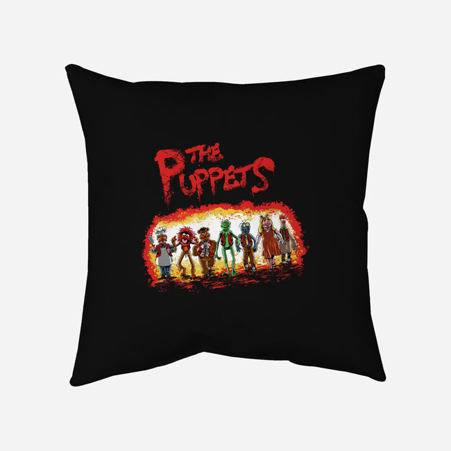 The Puppets-None-Removable Cover w Insert-Throw Pillow-zascanauta