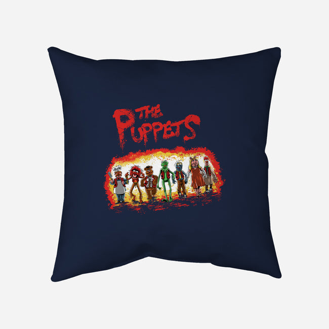 The Puppets-None-Removable Cover w Insert-Throw Pillow-zascanauta