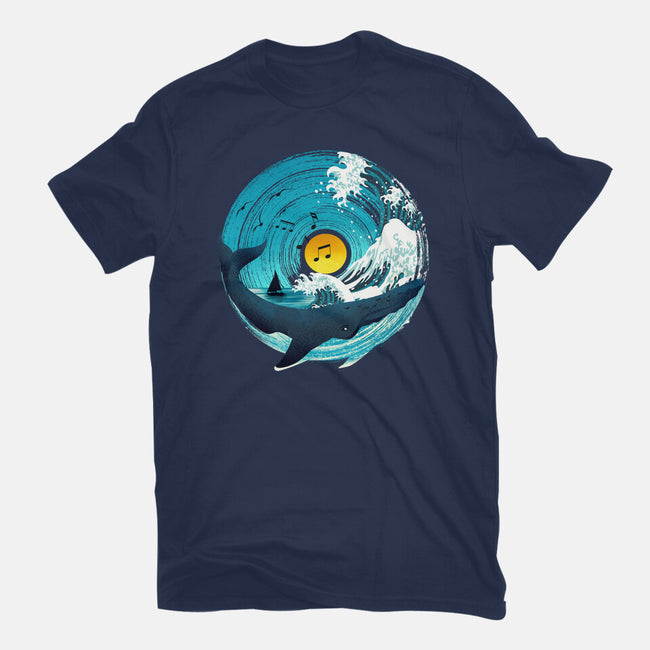 Sound Wave-Womens-Fitted-Tee-dandingeroz