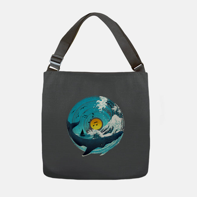 Sound Wave-None-Adjustable Tote-Bag-dandingeroz