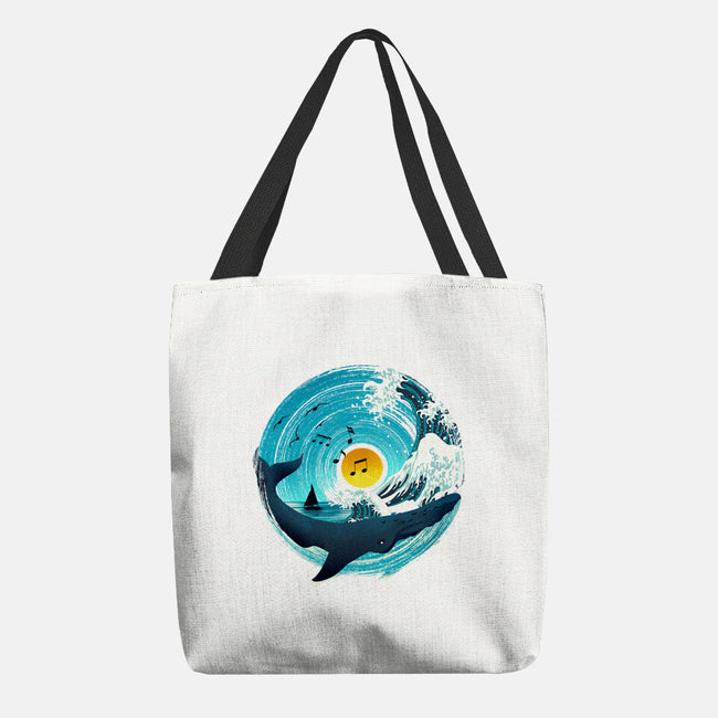 Sound Wave-None-Basic Tote-Bag-dandingeroz