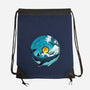 Sound Wave-None-Drawstring-Bag-dandingeroz