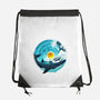 Sound Wave-None-Drawstring-Bag-dandingeroz