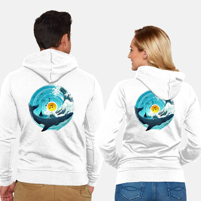 Sound Wave-Unisex-Zip-Up-Sweatshirt-dandingeroz