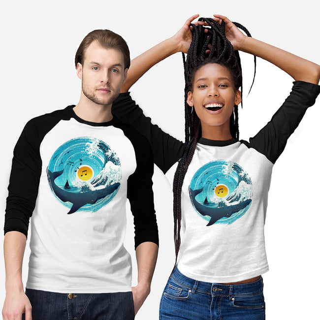 Sound Wave-Unisex-Baseball-Tee-dandingeroz