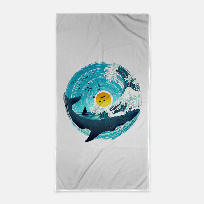 Sound Wave-None-Beach-Towel-dandingeroz
