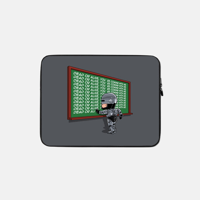 Robobart-None-Zippered-Laptop Sleeve-zascanauta