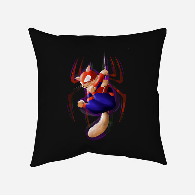 Spidercat-None-Removable Cover w Insert-Throw Pillow-fanfabio