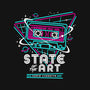 State Of The Art-Womens-V-Neck-Tee-rocketman_art