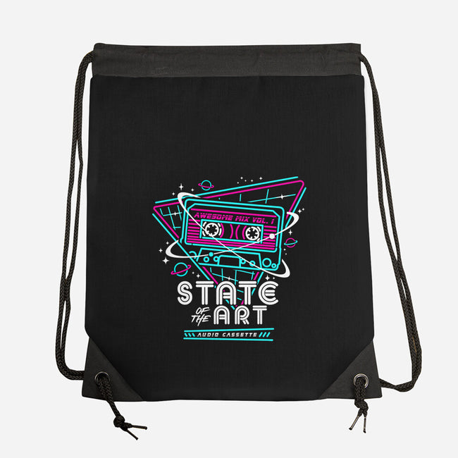 State Of The Art-None-Drawstring-Bag-rocketman_art