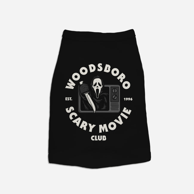 Woodsboro Scary Movie Club-Cat-Basic-Pet Tank-Melonseta
