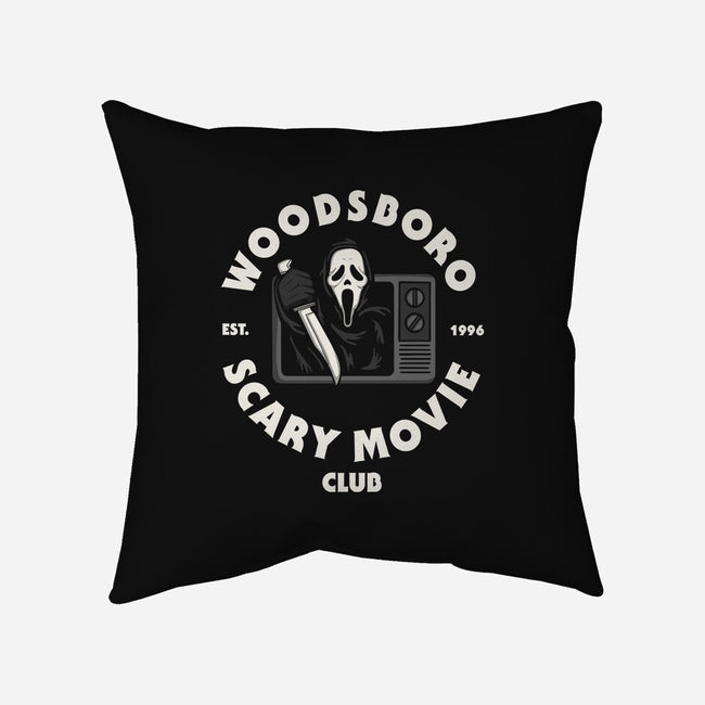Woodsboro Scary Movie Club-None-Removable Cover w Insert-Throw Pillow-Melonseta