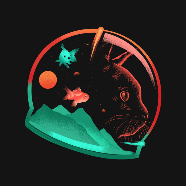 Astrocat In Space-None-Glossy-Sticker-sachpica