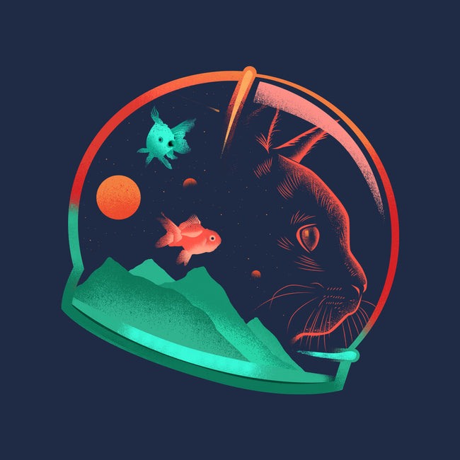 Astrocat In Space-Mens-Long Sleeved-Tee-sachpica