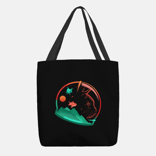 Astrocat In Space-None-Basic Tote-Bag-sachpica