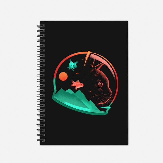 Astrocat In Space-None-Dot Grid-Notebook-sachpica