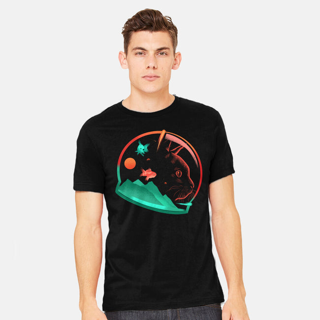 Astrocat In Space-Mens-Heavyweight-Tee-sachpica