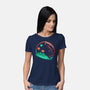Astrocat In Space-Womens-Basic-Tee-sachpica