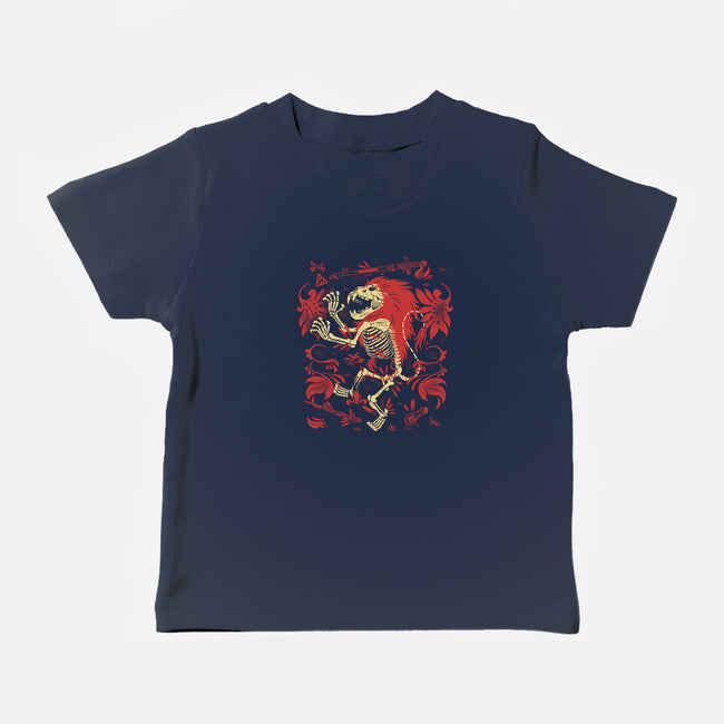 Wizardry Lion Fossil-Baby-Basic-Tee-estudiofitas