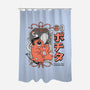 Good Luck Pochita-None-Polyester-Shower Curtain-Bear Noise