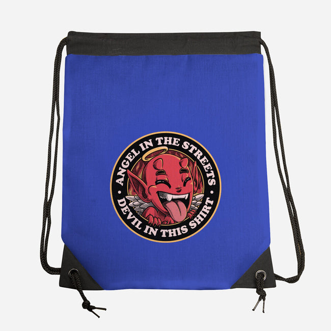 Devil In This Shirt-None-Drawstring-Bag-Studio Mootant