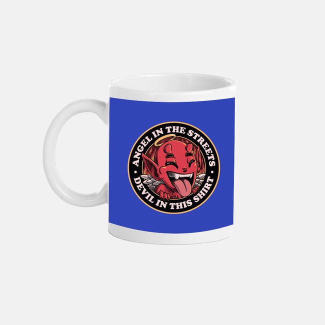 Devil In This Shirt-None-Mug-Drinkware-Studio Mootant