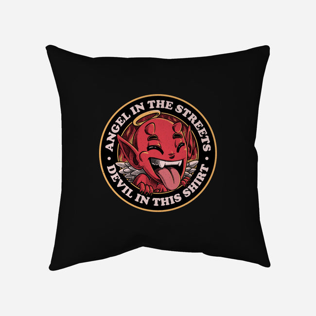 Devil In This Shirt-None-Removable Cover w Insert-Throw Pillow-Studio Mootant