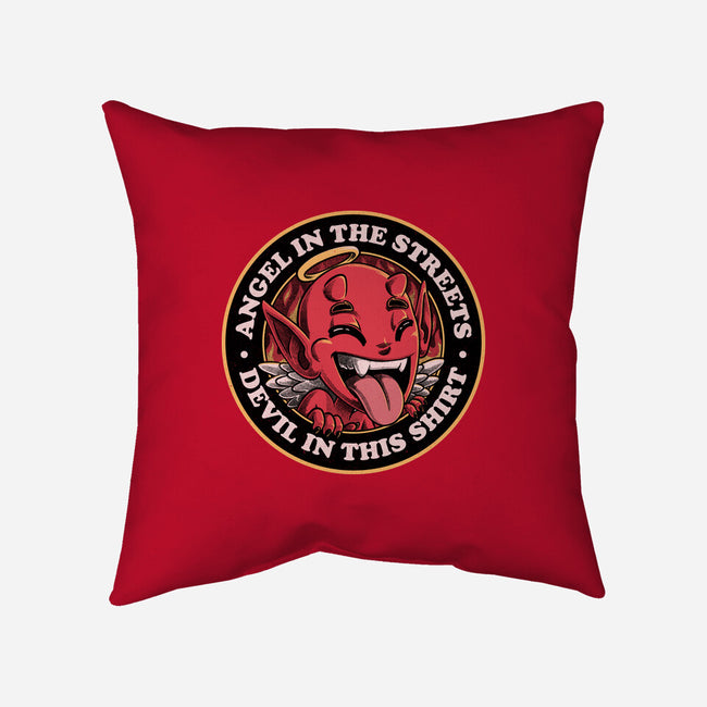 Devil In This Shirt-None-Removable Cover w Insert-Throw Pillow-Studio Mootant