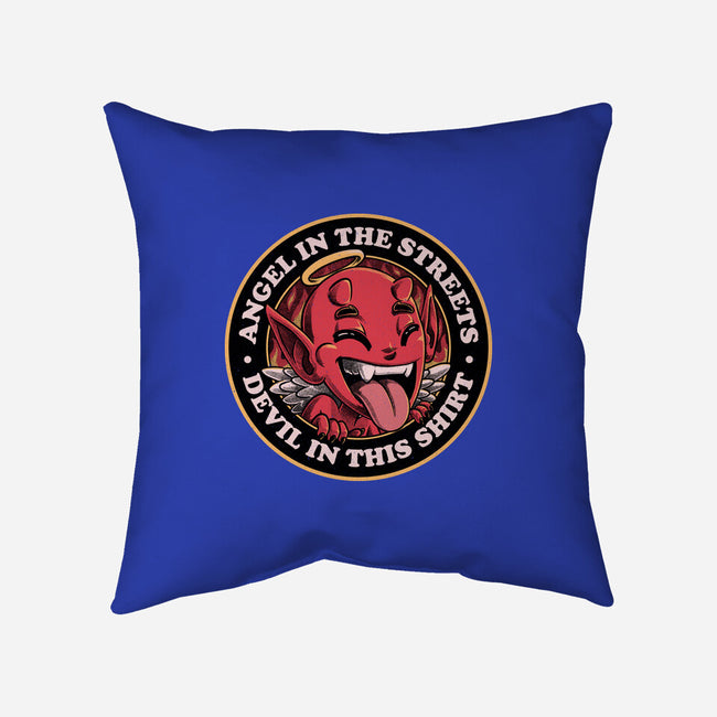 Devil In This Shirt-None-Removable Cover w Insert-Throw Pillow-Studio Mootant