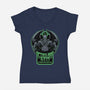 Cthulhu Gym-Womens-V-Neck-Tee-Studio Mootant