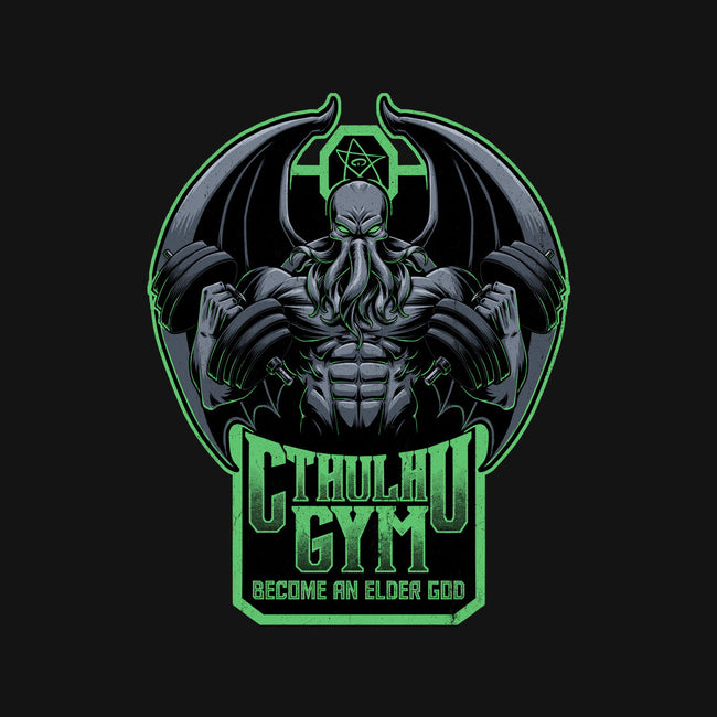 Cthulhu Gym-None-Removable Cover-Throw Pillow-Studio Mootant