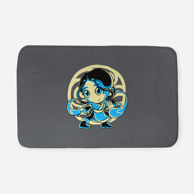 Cute Waterbender-None-Memory Foam-Bath Mat-estudiofitas