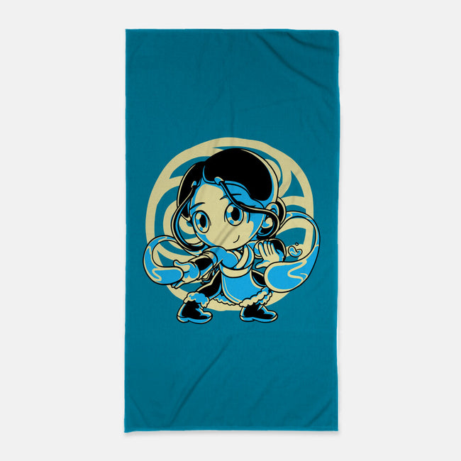 Cute Waterbender-None-Beach-Towel-estudiofitas