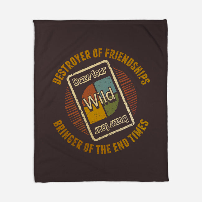 Destroyer Of Friendships-None-Fleece-Blanket-kg07