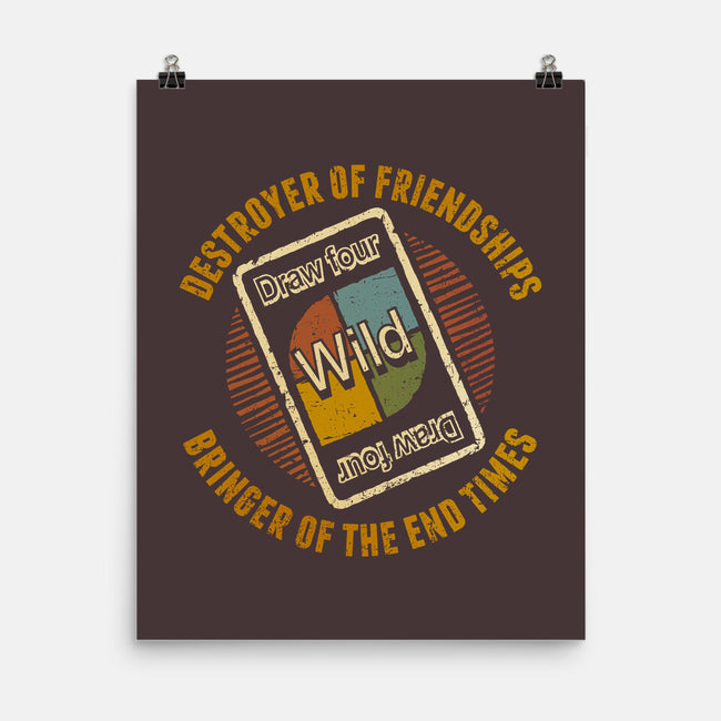 Destroyer Of Friendships-None-Matte-Poster-kg07