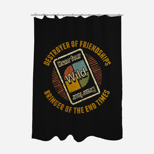 Destroyer Of Friendships-None-Polyester-Shower Curtain-kg07