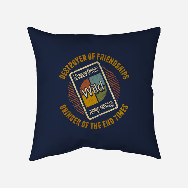 Destroyer Of Friendships-None-Removable Cover w Insert-Throw Pillow-kg07