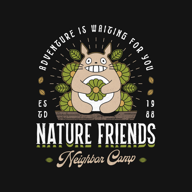 Nature Neighbor Camp-Womens-Off Shoulder-Tee-Logozaste