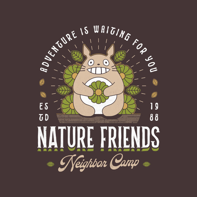 Nature Neighbor Camp-Womens-Basic-Tee-Logozaste