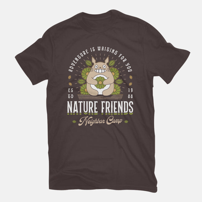 Nature Neighbor Camp-Womens-Basic-Tee-Logozaste