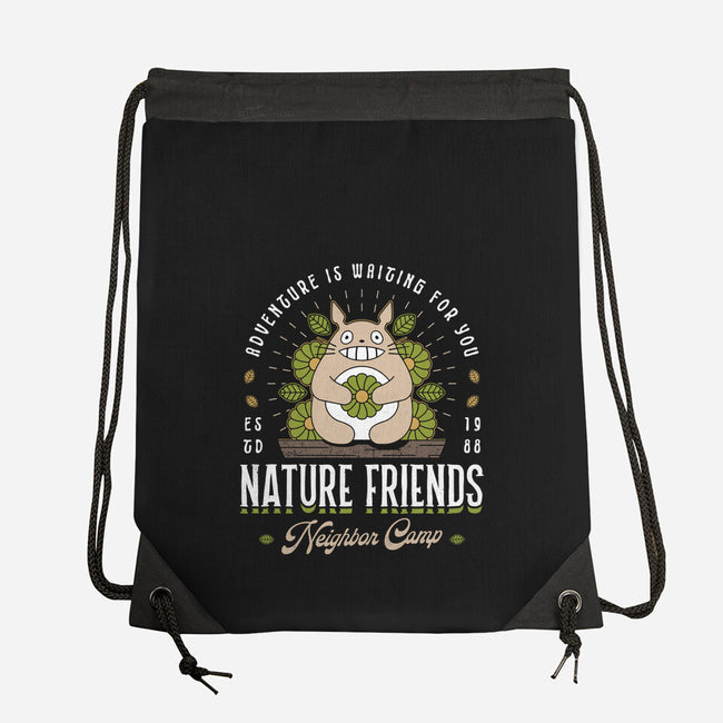 Nature Neighbor Camp-None-Drawstring-Bag-Logozaste