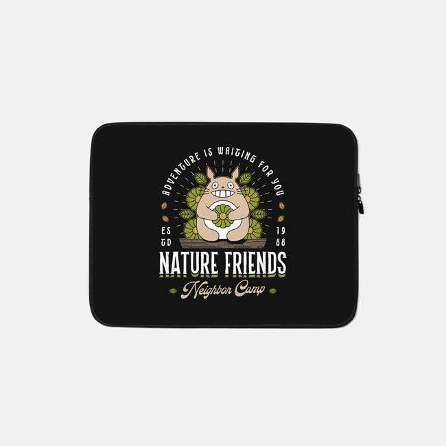 Nature Neighbor Camp-None-Zippered-Laptop Sleeve-Logozaste