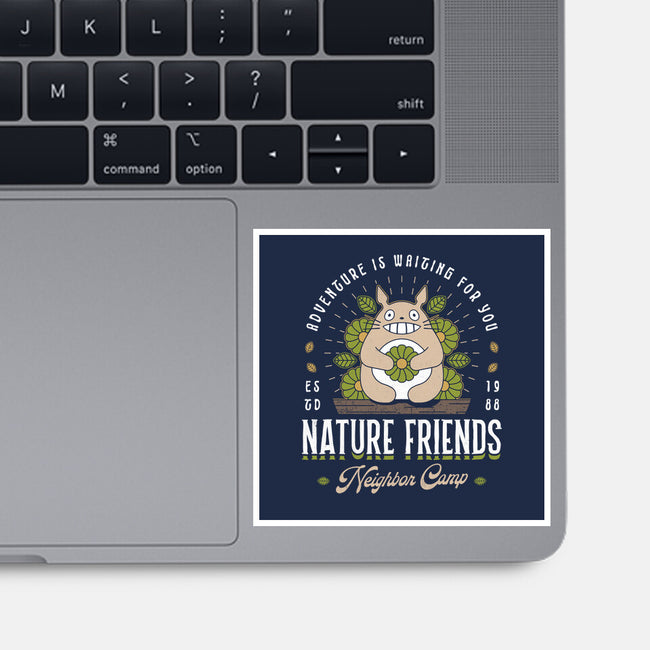 Nature Neighbor Camp-None-Glossy-Sticker-Logozaste
